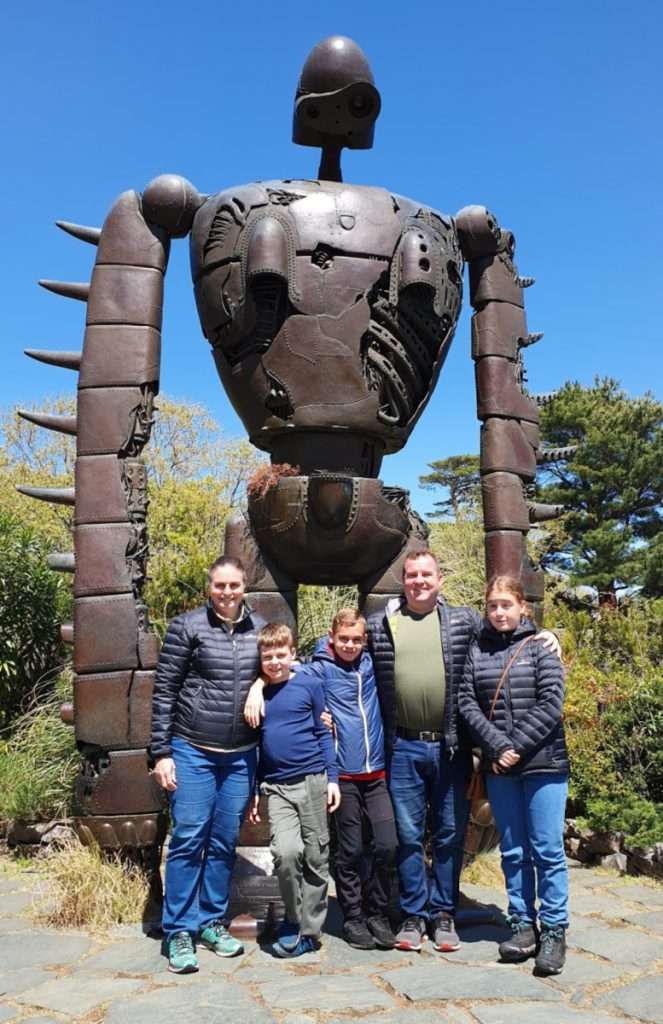 On the Rooftop of the Ghibli Museum