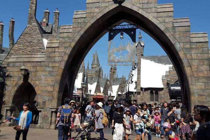 Universal Studios Japan - Entrance to Harry Potter World