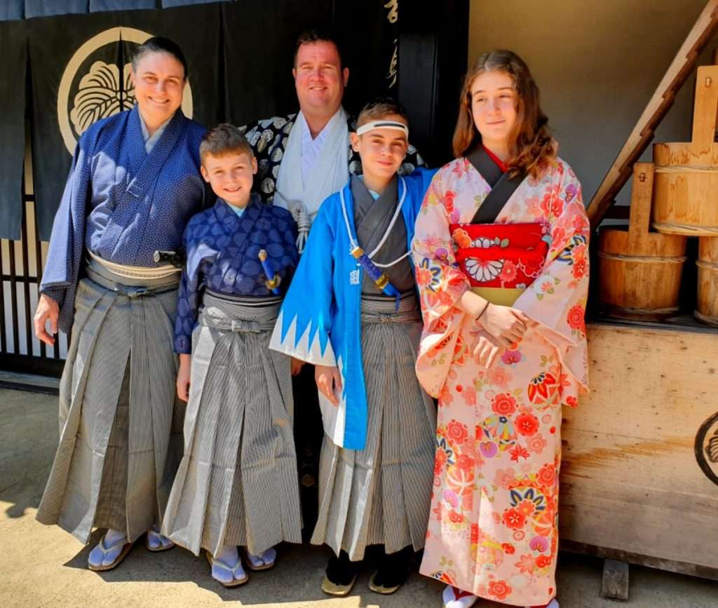 Edo Wonderland - Our Family in Kimonos