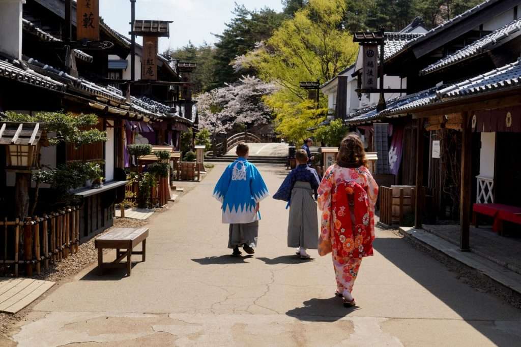 Edo Wonderland Streets in Nikko