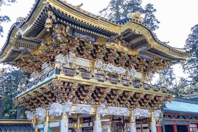 Entrance to Toshogu Shrine in Nikko National Park