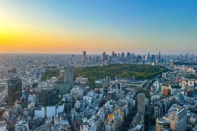 Sunset View from Shibuya Sky