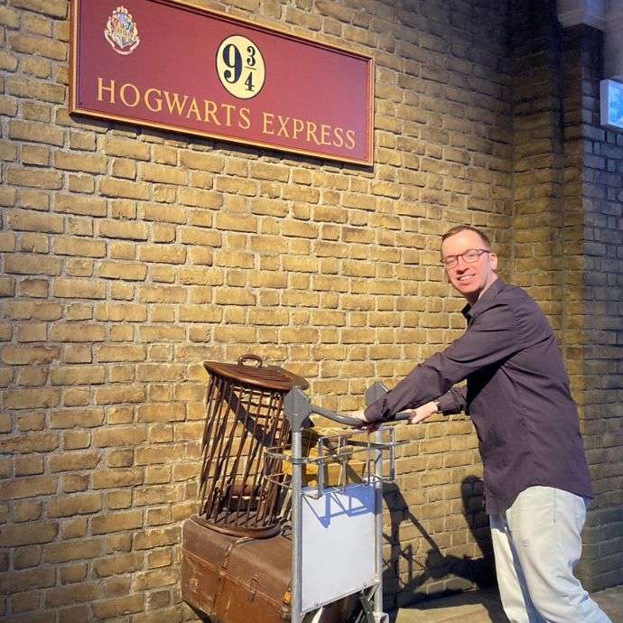 Great Photo Opportunity at Platform 9 3/4