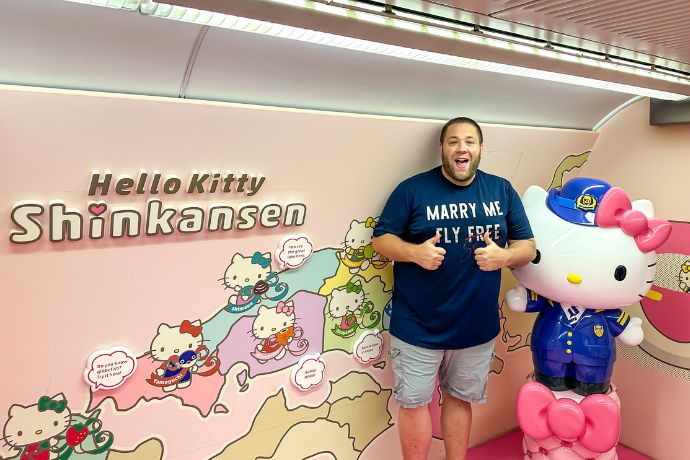 Welcome aboard the Kawaii! Room of the Hello Kitty Shinkansen