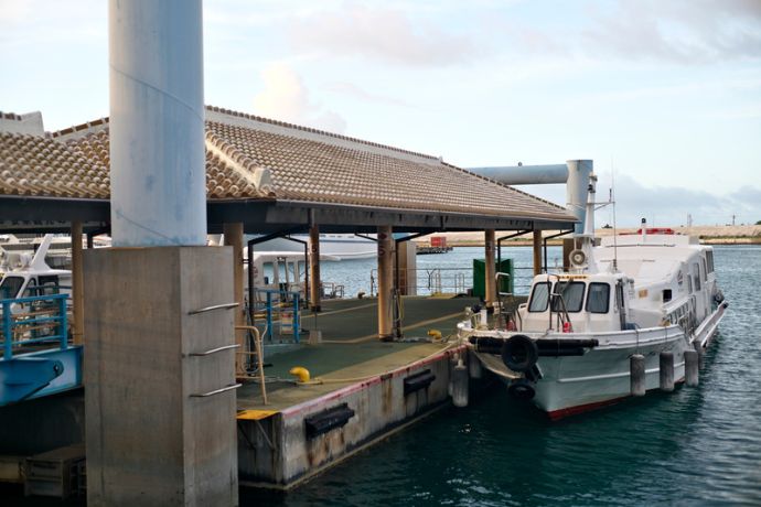 Ishigaki Ferry Terminal, Ishigaki Island (in the Yaeyama Island group))