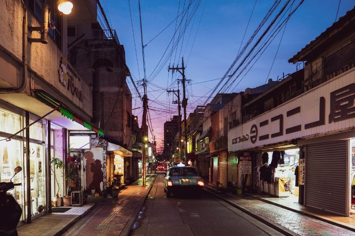 Narrow Streets in Okinawa