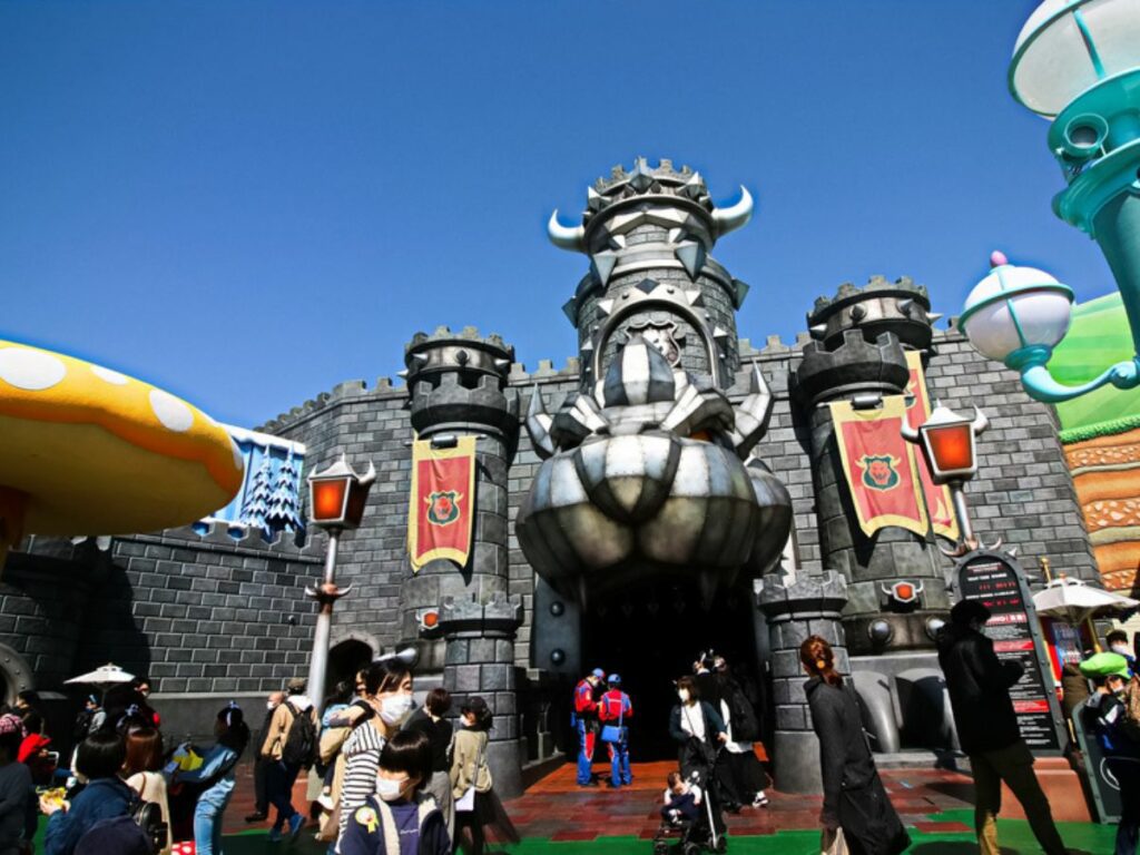 Entrance to the Mario Kart Koopa's Challenge Ride at Universal Studios Japan at Universal Studios Japan