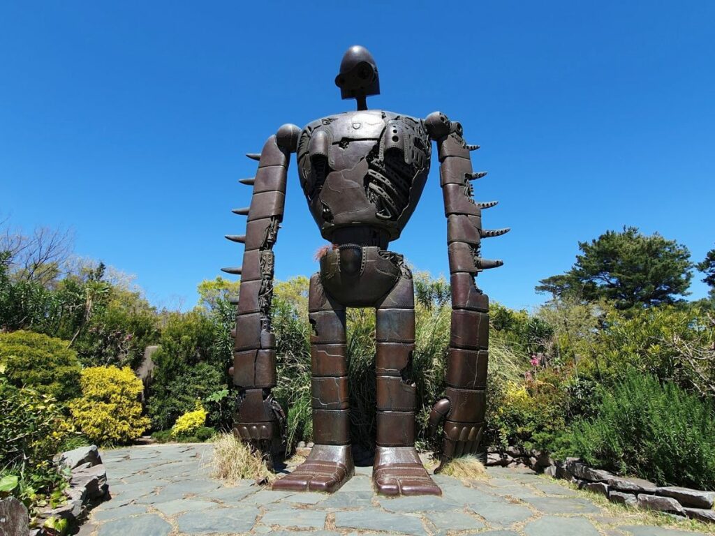 The Robot Soldier in the Rooftop Garden of the Ghibli Museum in Tokyo
